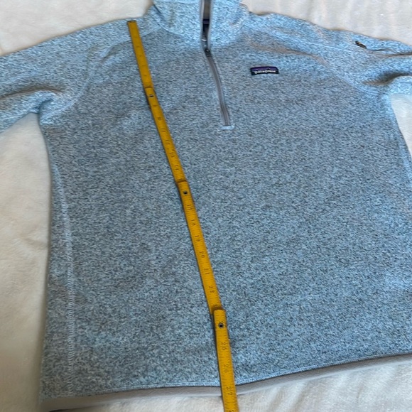 Patagonia Better Sweater 1/4 Zip Pullover Size XL Heather Blue Gray Women - Picture 16 of 16